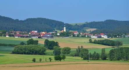Bavarian village Schorndorf in the upper palatinate, county of Cham