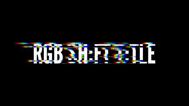 RGB Shift Title
