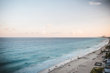 Long Exposure of Cancun Beach