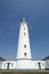 A lighthouse on a beautiful coastline (nash point )
