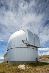 Mount John observatory at Lake Tekapo, south island New Zealand