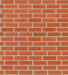 Foto op Plexiglas Baksteen textuur muur Naadloze rode bakstenen muur textuur.