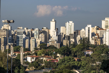Fototapeta na wymiar Sky line of building in Sao Paulo, Brazil
