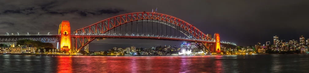 Voile Gardinen Sydney Harbour Bridge Sydney Hafenbrücke