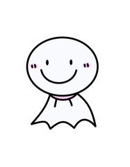 てるてる坊主頬色(ピンク)