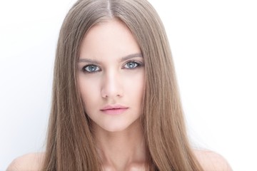 Naklejka premium closeup. portrait of glamorous girl