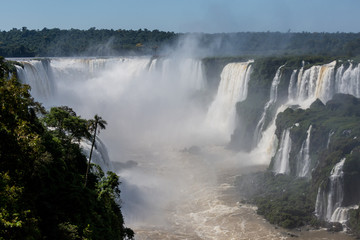 View on chain of waterfalls
