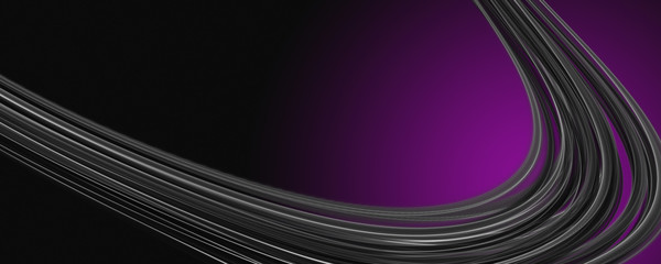 Abstract elegant romantic wave panorama background design illustration