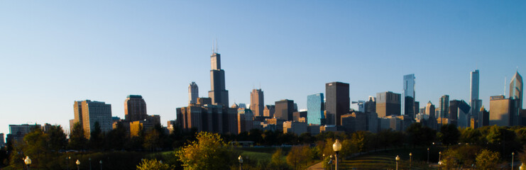 Fototapeta na wymiar Chicago City Skyline