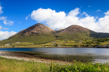 View Across Loch Slapin Torrin Skye Scotland
