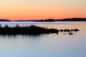Sunset in Finnish Archipelago