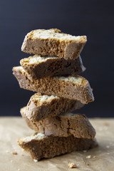 Homemade almond cookies