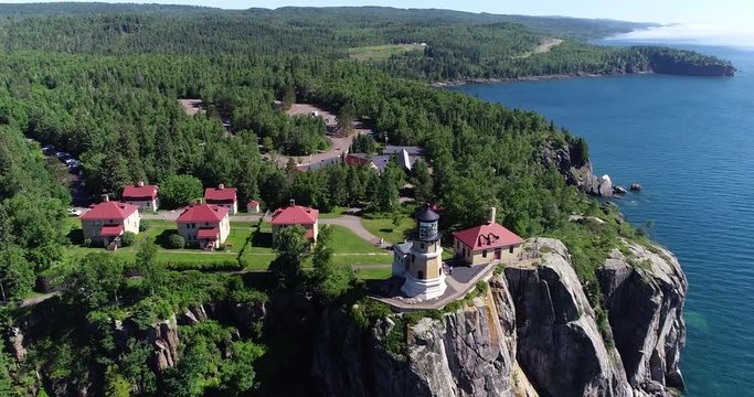Split Rock Lighthouse - Lake Superior - Aerial