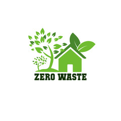 Obraz premium green energy, zero waste, or recycle symbol icon for good environment and better earth, vector symbol, icon or logo