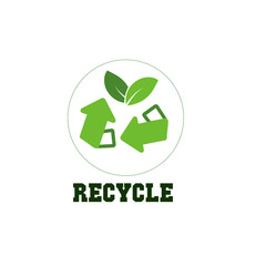green energy,  zero waste,  or recycle symbol icon for good environment and better earth, vector symbol, icon or logo