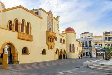 Kalymnos Island, Greece; 22 October 2010: Church