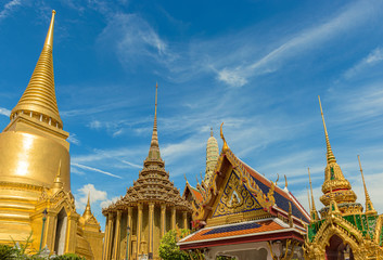 Obraz premium Temple Wat Phra Kaew Bangkok, Thailand.