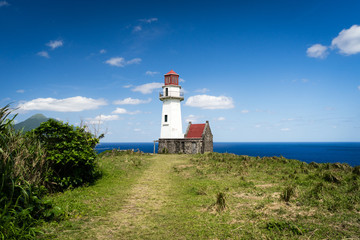 Fototapeta na wymiar Tayid lighthouse in Batanes, Philippines
