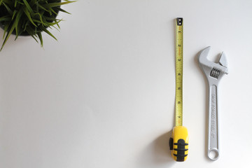Measuring Tape and Wrench - 213306149