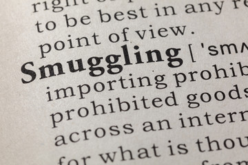 Fototapeta premium definition of smuggling
