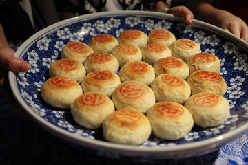 Mooncakes with meat 