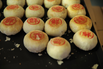Mooncakes with meat 