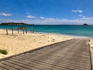 Boat ramp, old Jetty at Hamelin Bay Beach, Australia.