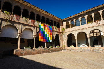 Fototapeta premium サント・ドミンゴ教会中庭