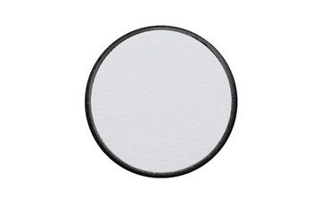 Blank circle Logo Patch on white background