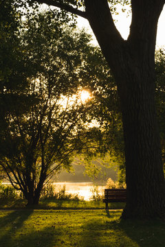 A warm summer day in Lasalle, Montreal