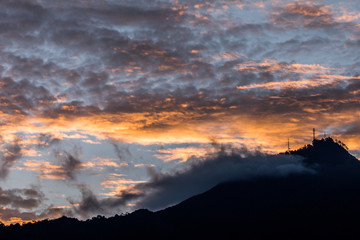 Sunset in the Mountains