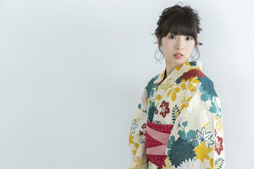 Fototapeta premium 浴衣の女性