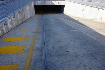 ramp access underground parking