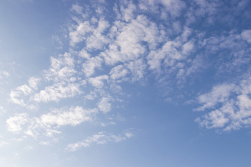 blue sky with clouds background