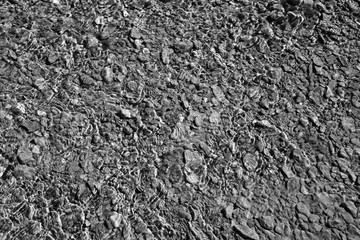 texture of water on stones in a crooked stream