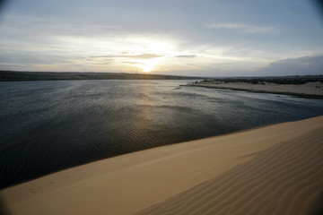 Beach with a sandy beach