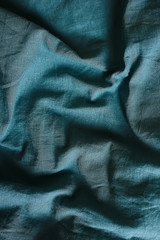 blue fabric cotton texture wavy background abstract