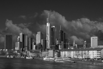 Skyline von  Frankfurt,