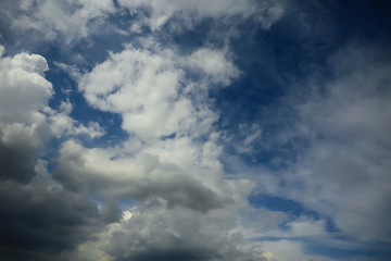 Texture of clouds in the sky
