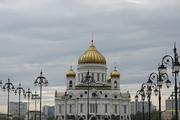Moscow church of the dome / Orthodoxy architecture, cathedral domes in moscow, russia orthodoxy Christianity, concept of faith