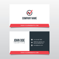 Business Card Template Double Sided