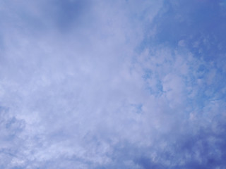 blue sky clound in morning