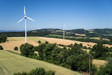 Windenergie Anlagen Hohe Asch im Weserbergland