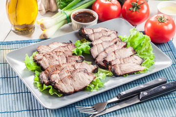 Char Siu Pork - Chinese roasted pork shoulder