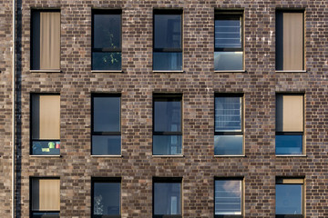 Window front wall window brick Office