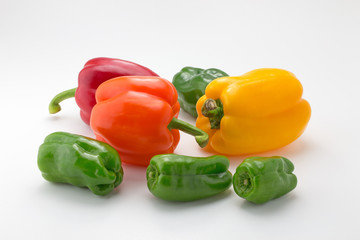 ピーマンとパプリカ
