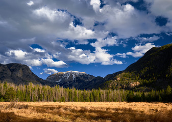 Obraz premium Rocky Mountain National Park landscape