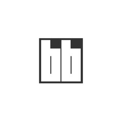 Initial Letter BB Logo Template Design