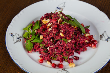 Georgian beetroot salad