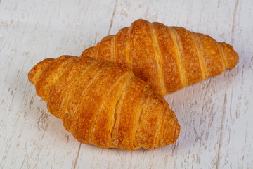 Delicious french croissant